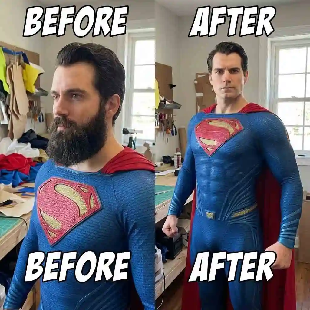 Plan your cosplay makeup accurately by using our beard remover app to visualize a smooth face for your character without needing to shave your beard for a temporary event.