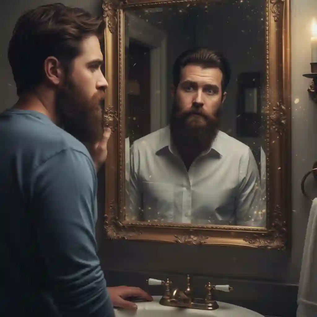 An example illustrating how to use beardless filter to satisfy curiosity about a clean-shaven appearance, safely previewing a no-beard look without shaving or committing to permanent style changes.